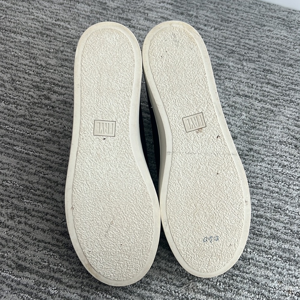 Frye Women's Lena Zip Black Leather shoes - Picture 5 of 7